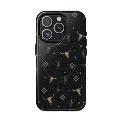 Midnight Longhorn Magnetic Case