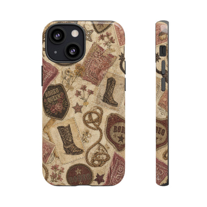 Cowgirl Collage Tough Case