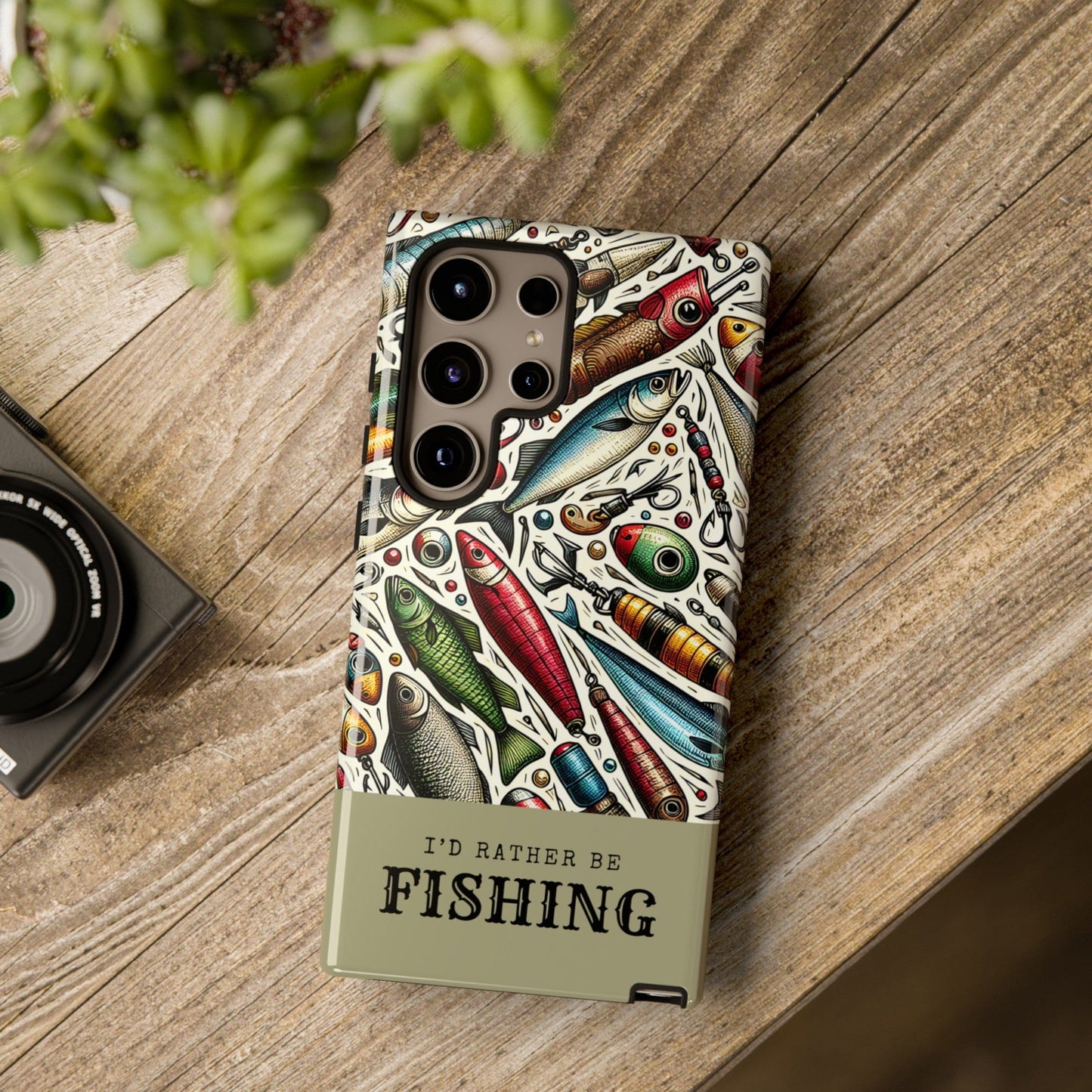 Id Rather Be Fishing Phone Case