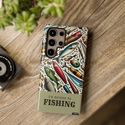 Id Rather Be Fishing Phone Case