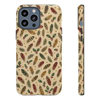 Christmas Feathers Tough Case