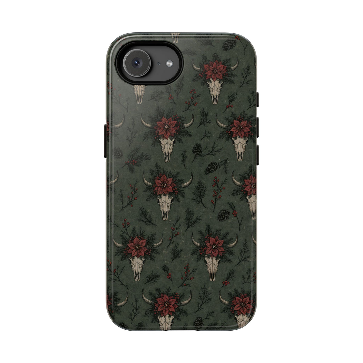 Inked Christmas Skull Tough Case