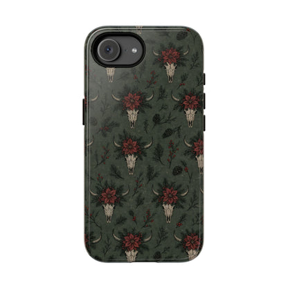 Inked Christmas Skull Tough Case