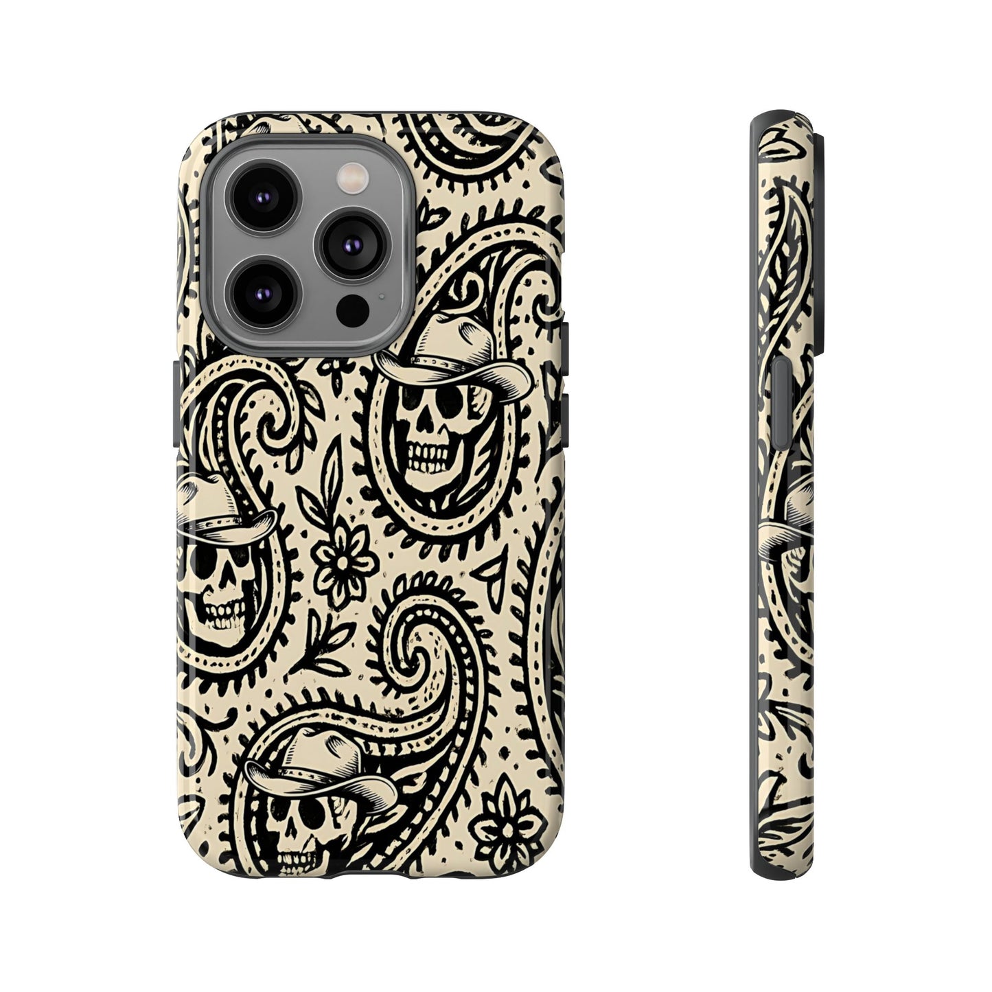 Cowboy Skull Paisley Tough Case