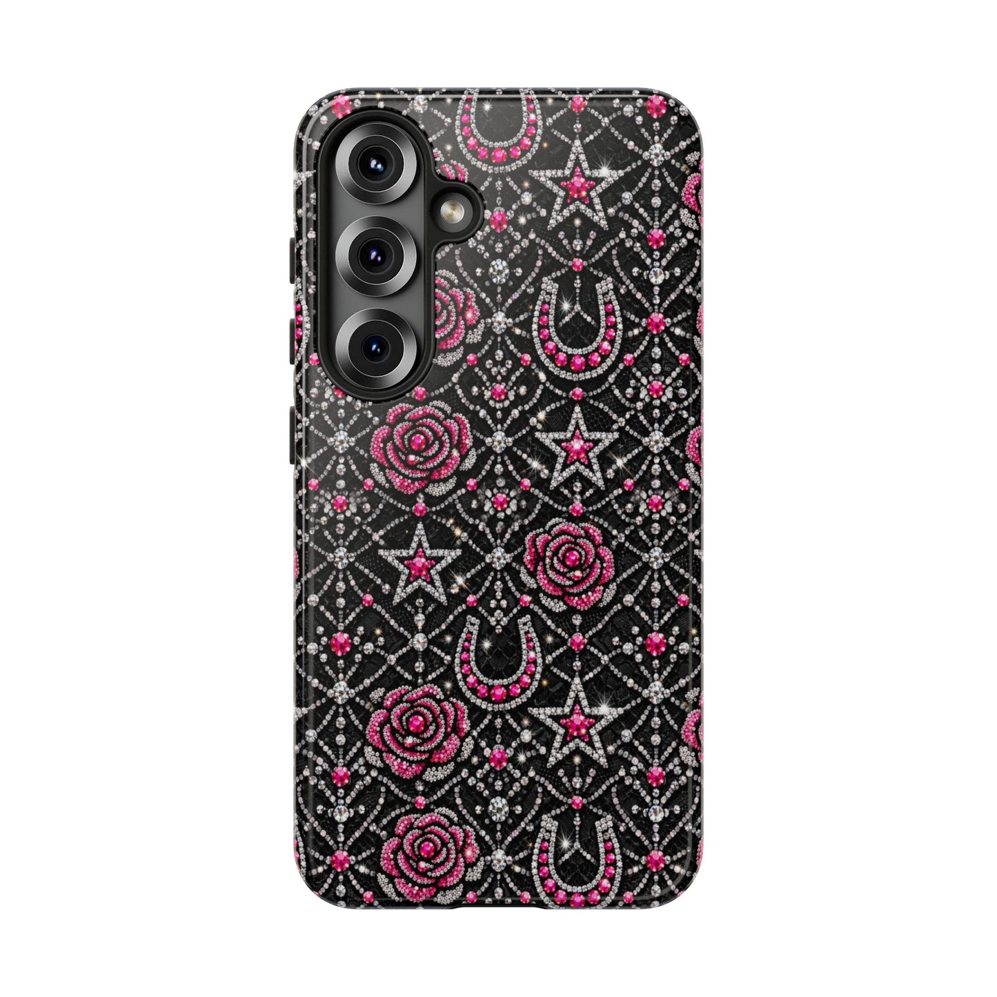 Rhinestone Rose Tough Case