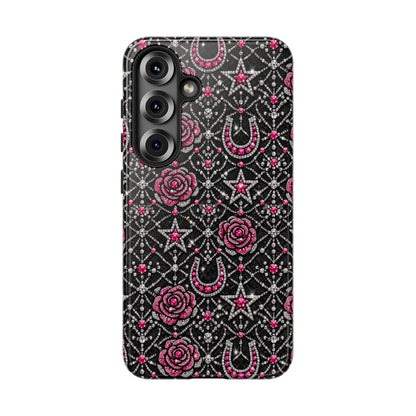 Rhinestone Rose Tough Case