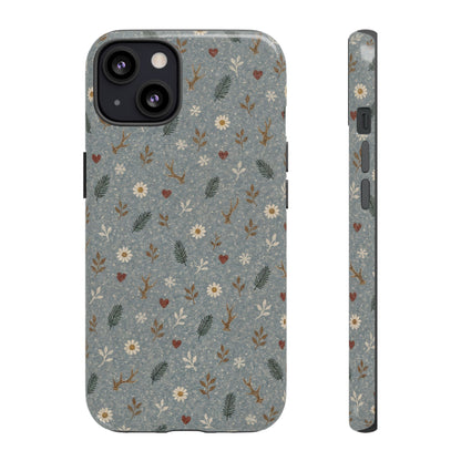 Antler Daisies Snow Tough Case