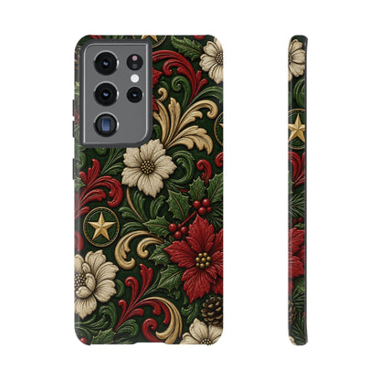 Tooled Christmas Stars Tough Case