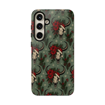 Santa Bull Skulls Tough Case
