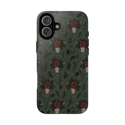 Inked Christmas Skull Tough Case