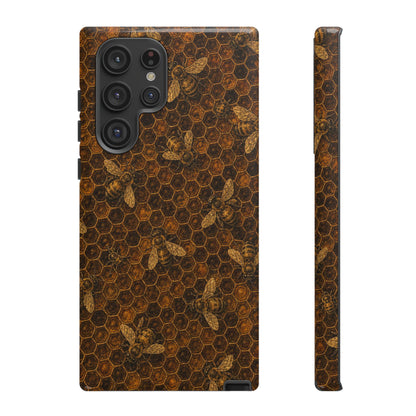 Golden Honeycomb Tough Case