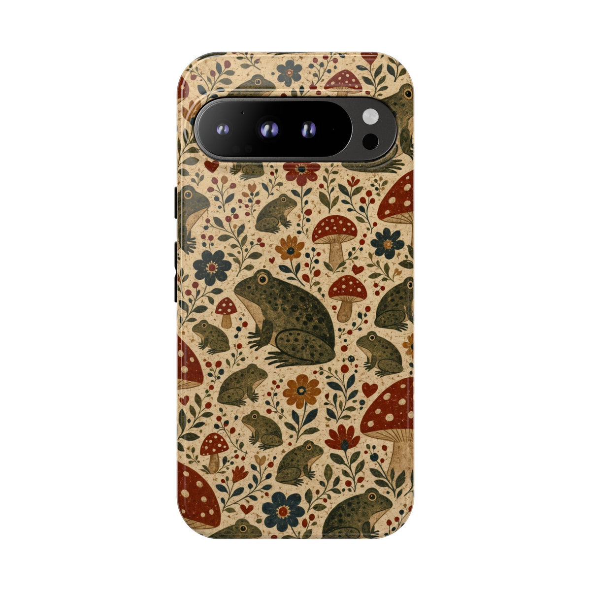 Folk Frog Toadstool Tough Case
