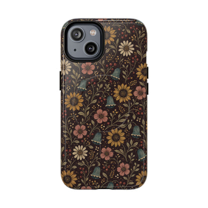 Plum Folk Floral Magnetic Case