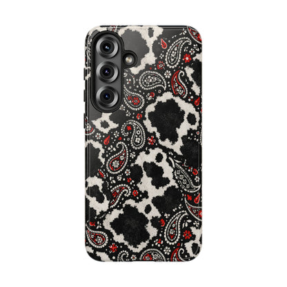 Paisley Cowhide Tough Case