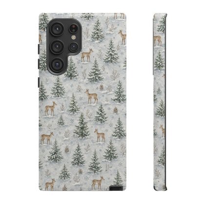 Winter Woodland Deer Tough Case