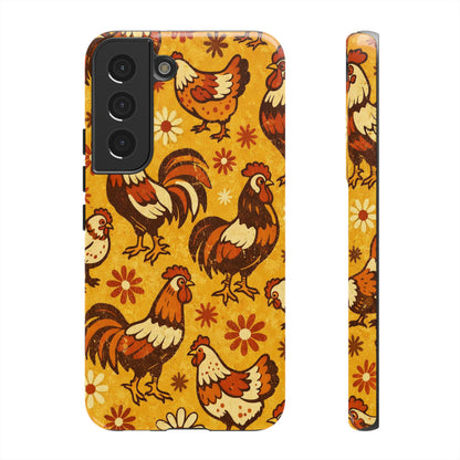 Retro Chickens Tough Case