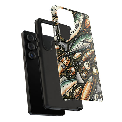 Vintage Fishing Lures Tough Phone Case