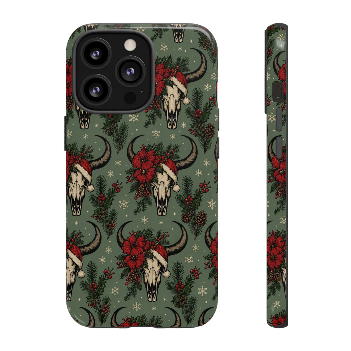 Santa Bull Skulls Tough Case