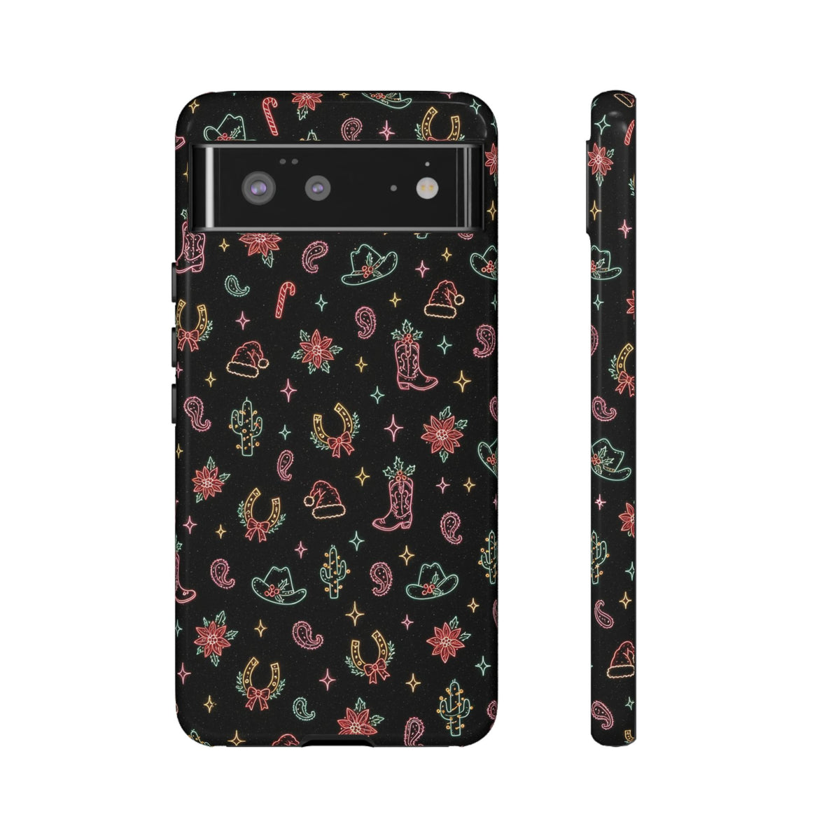 Neon Holiday Doodles Tough Case