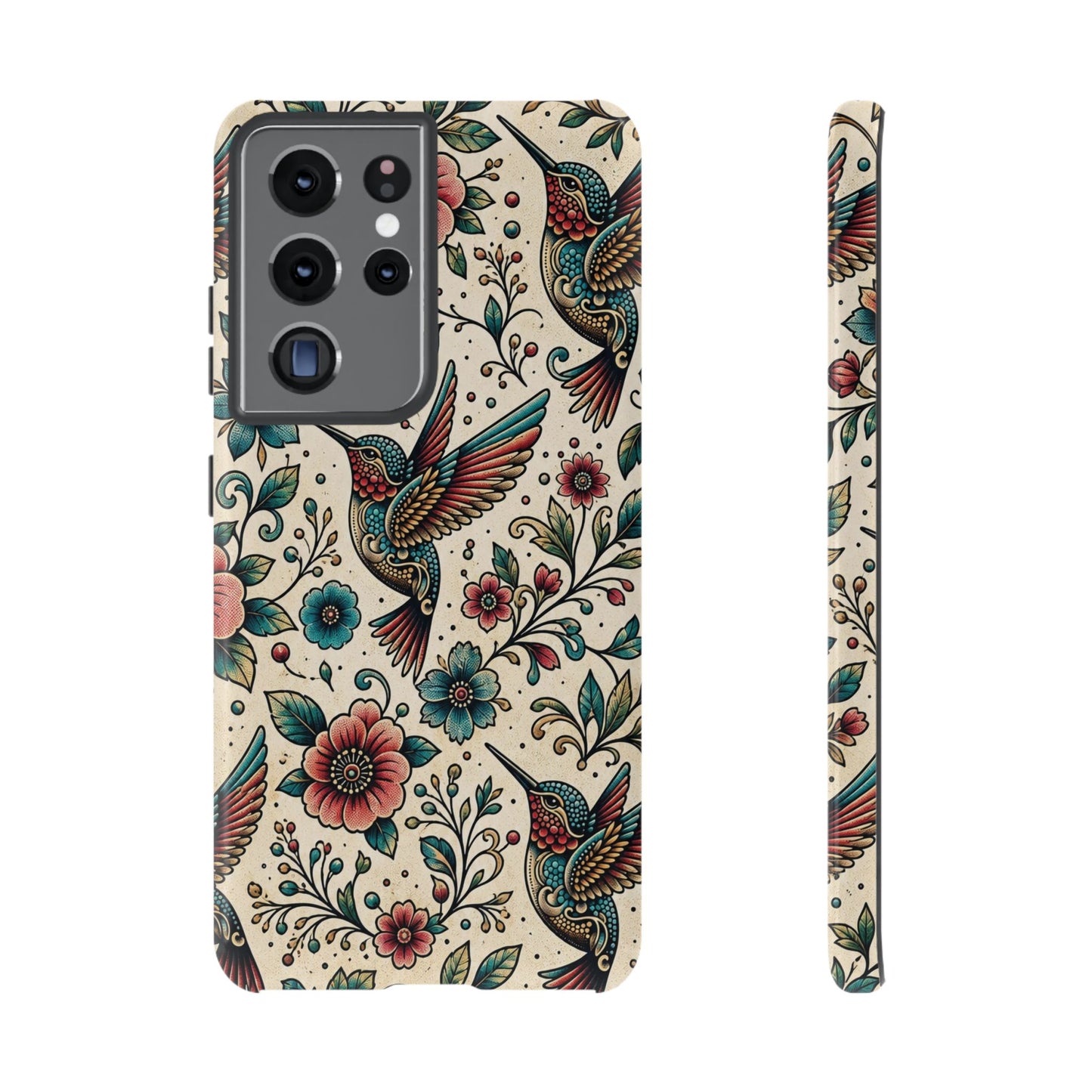 Retro Hummingbird Tough Case
