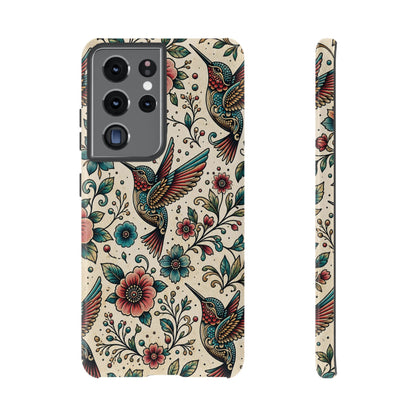 Retro Hummingbird Tough Case