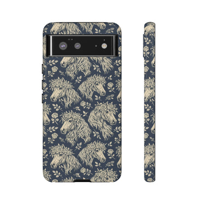 Floral Horses Tough Case