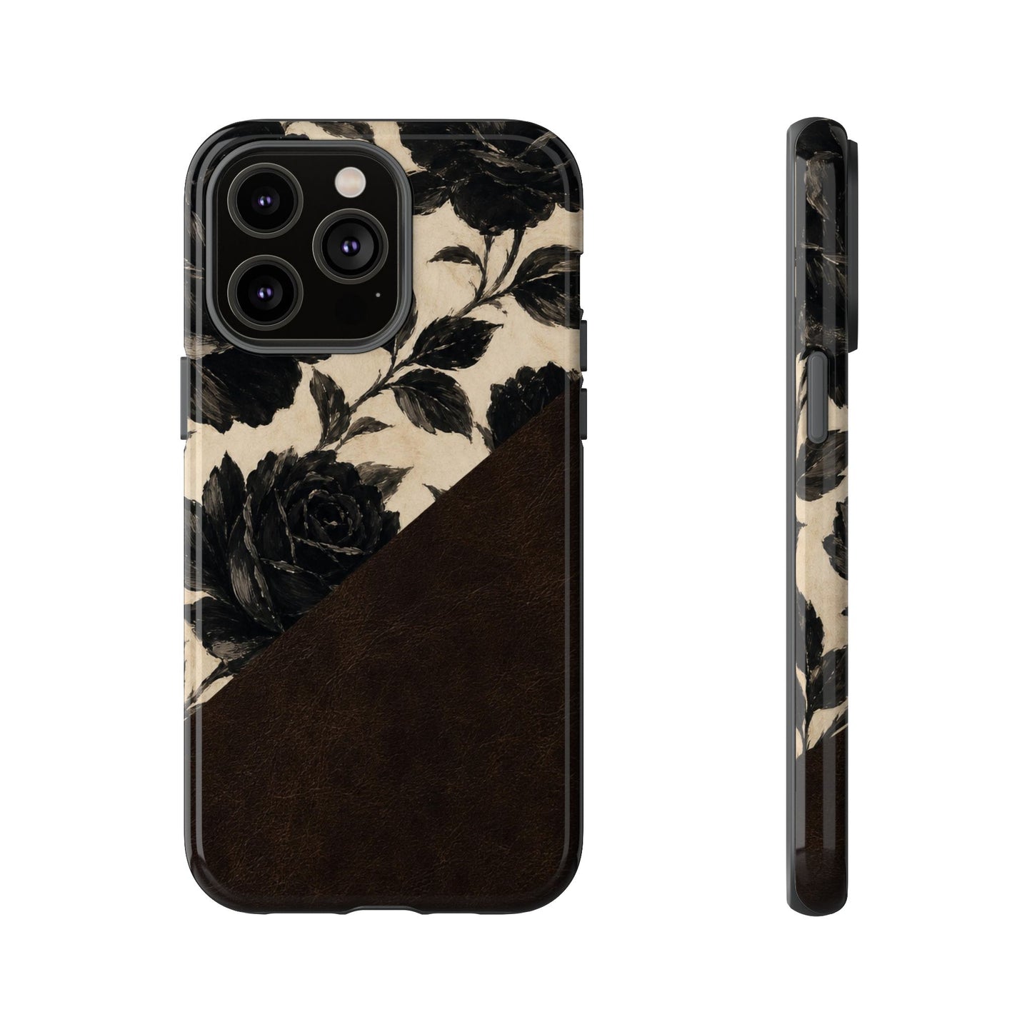 Rose Leather Tough Case