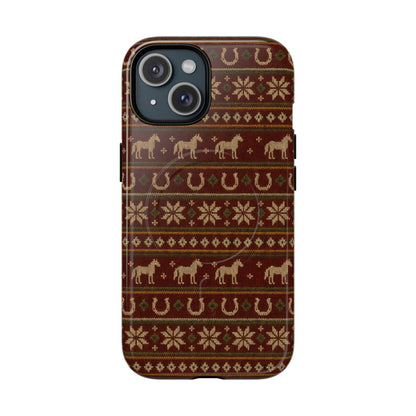 Fair Isle Horses Magnetic Case