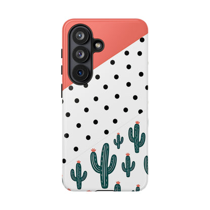 Polka Dot Cactus Tough Case