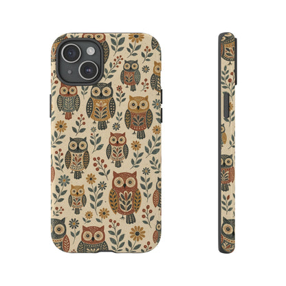 Folk Owls Tough Case