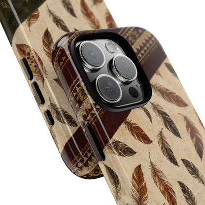 Feather Aztec Swaths Tough Case