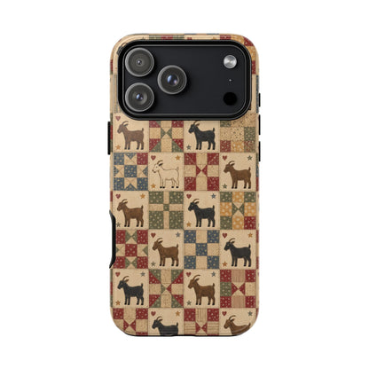 Goat Quilt Tough Case