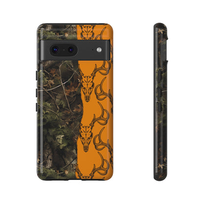 Camo Deer Skulls Orange Tough Case