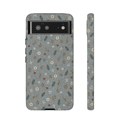 Antler Daisies Snow Tough Case