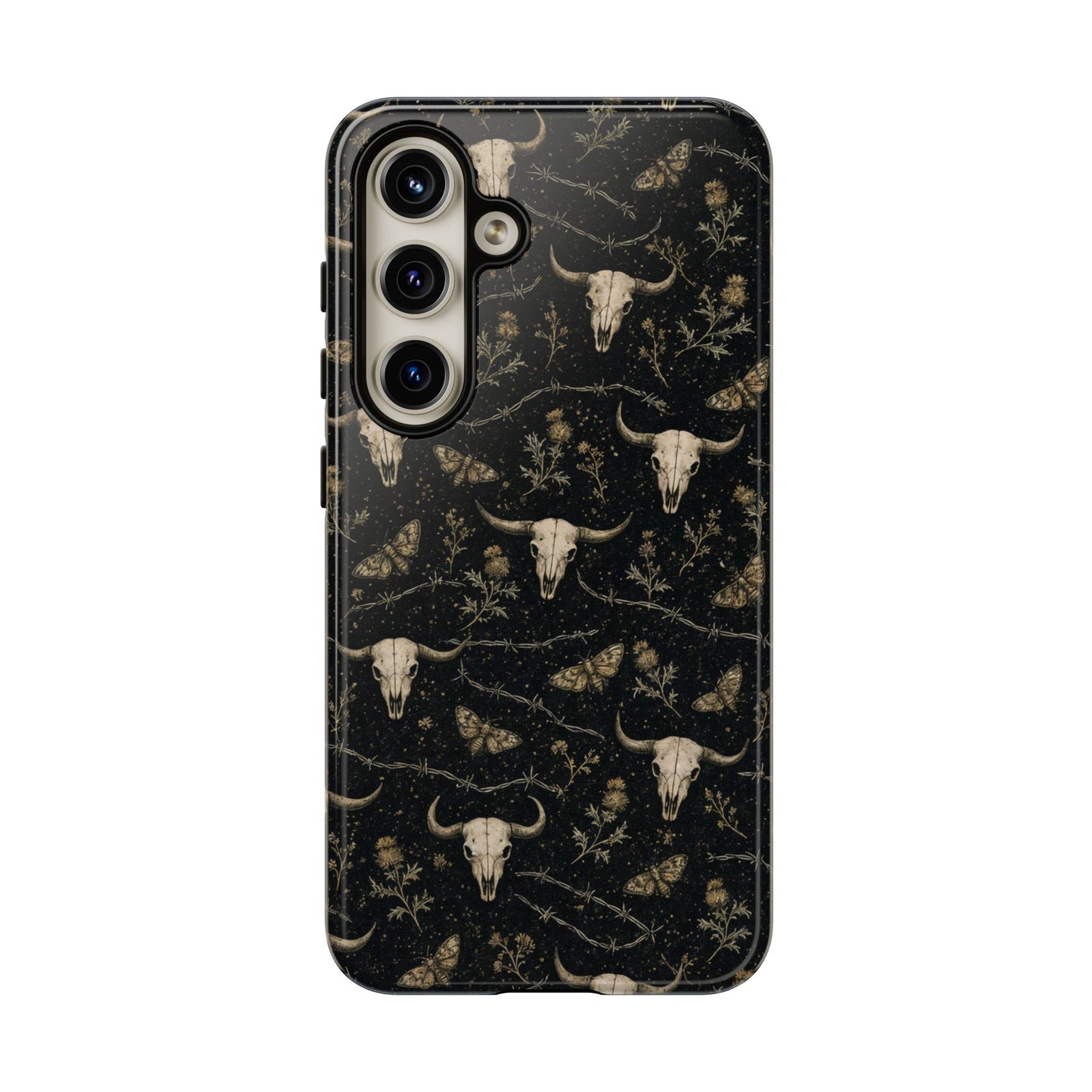 Bull Skull Barbwire Tough Case