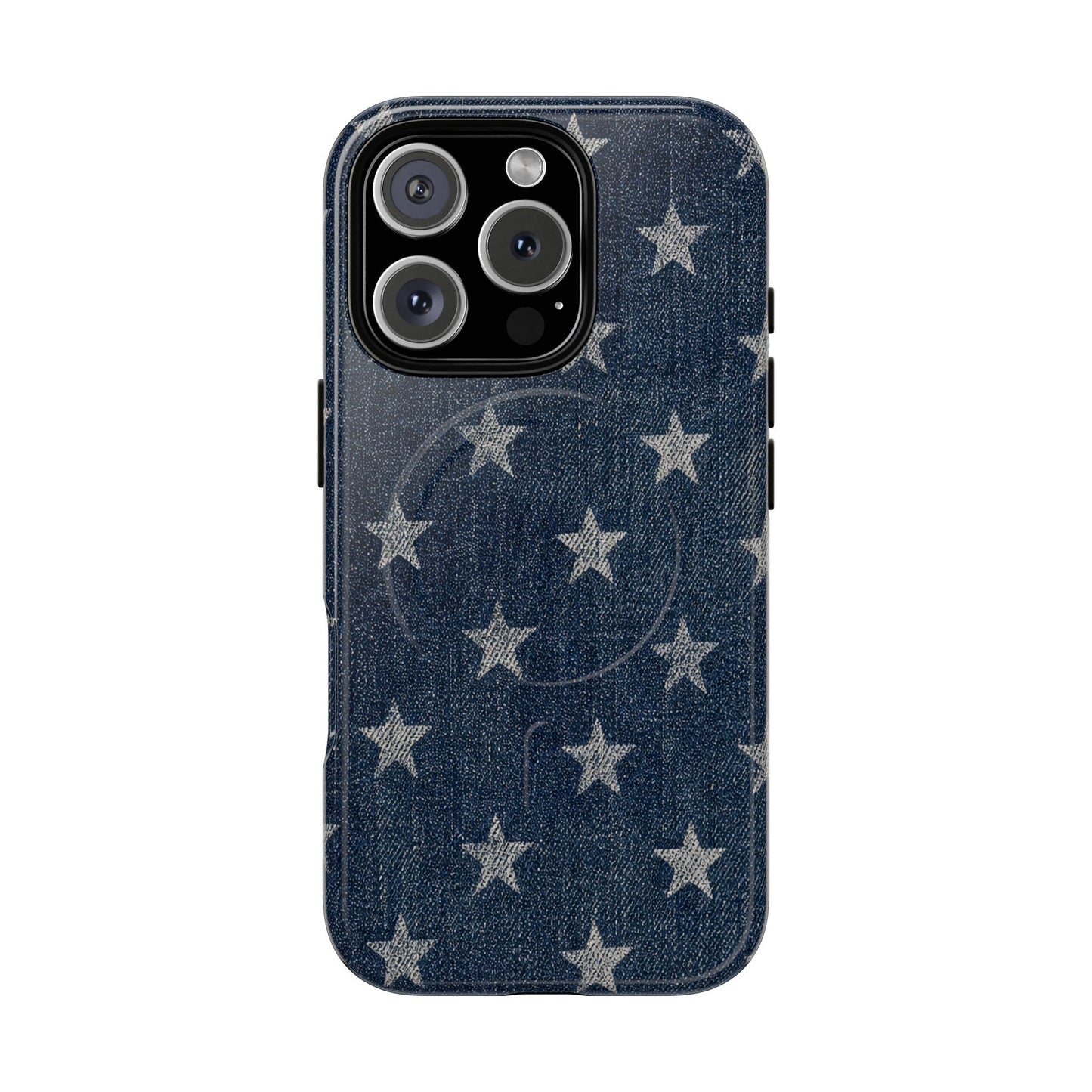 Denim And Stars Magnetic Case