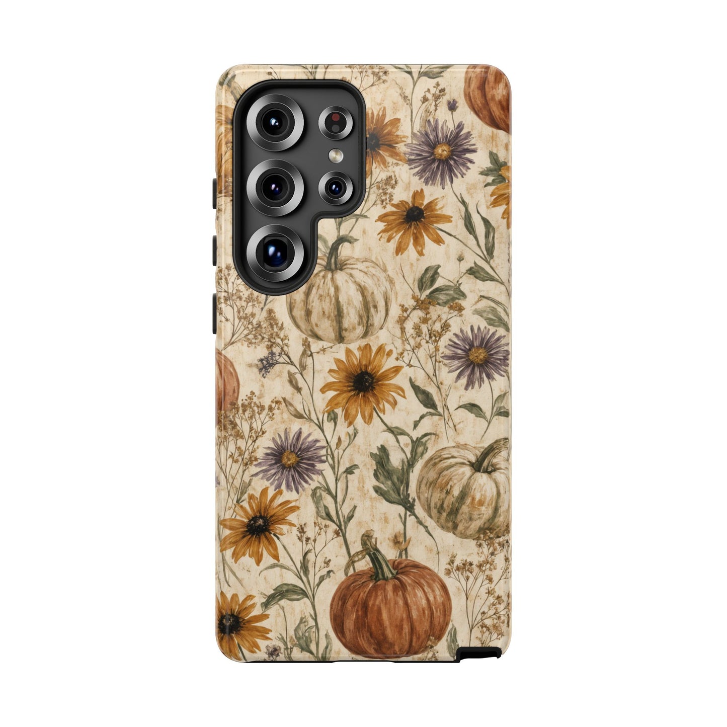 Pumpkin Wildflower Tough Case