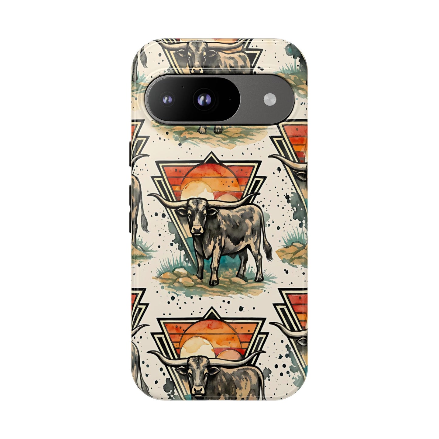 Retro Longhorn Tough Case