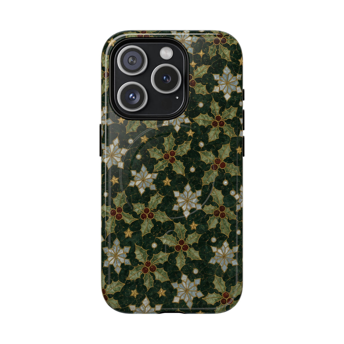 Mosaic Snowflakes Magnetic Case