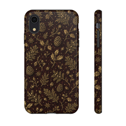 Brass Winter Botanicals Tough Case