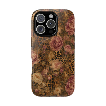 Leopard Floral Magnetic Case