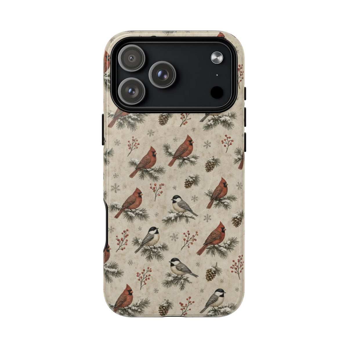 Cardinals And Chickadees Magnetic Case
