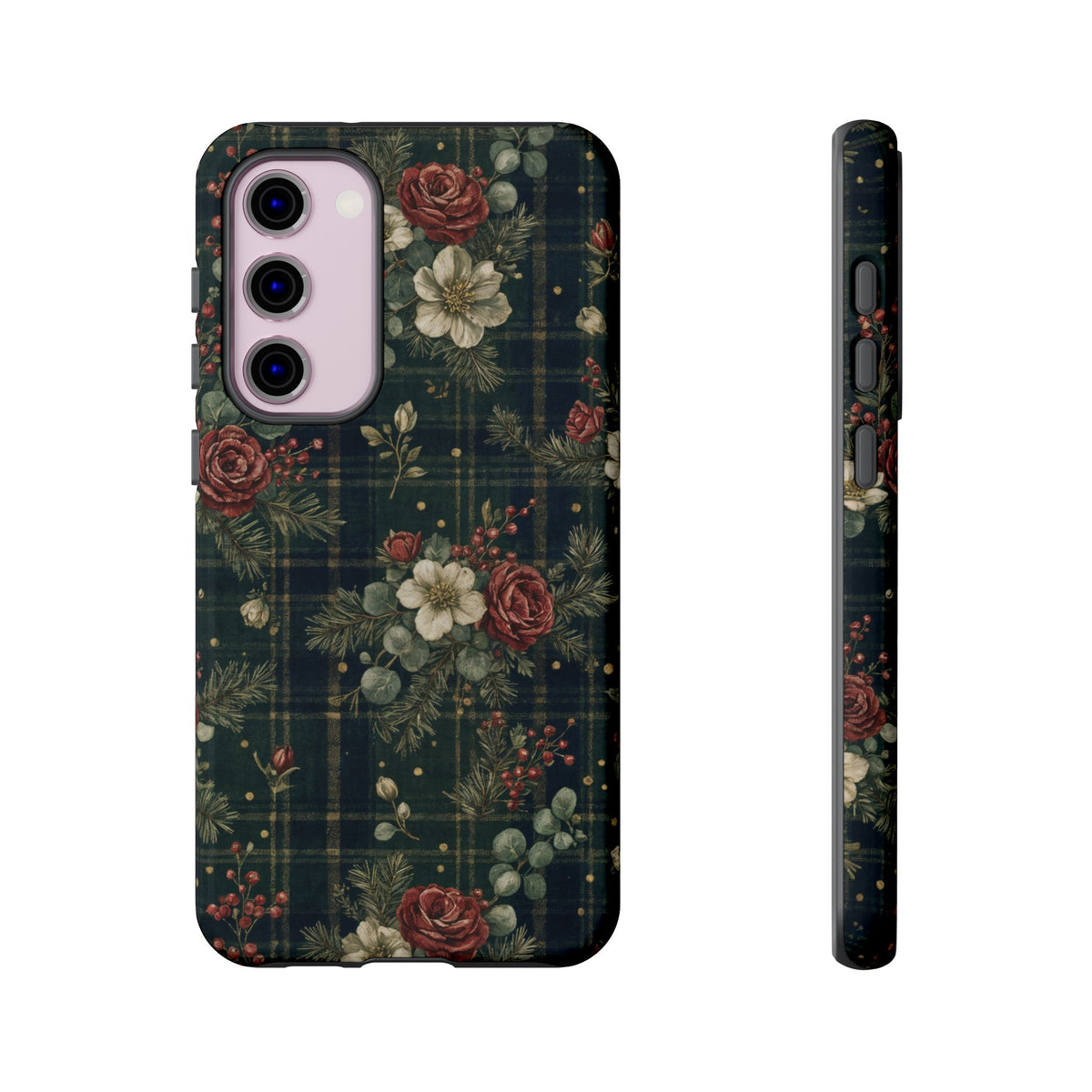 Tartan Roses Tough Case