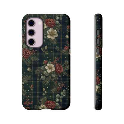 Tartan Roses Tough Case