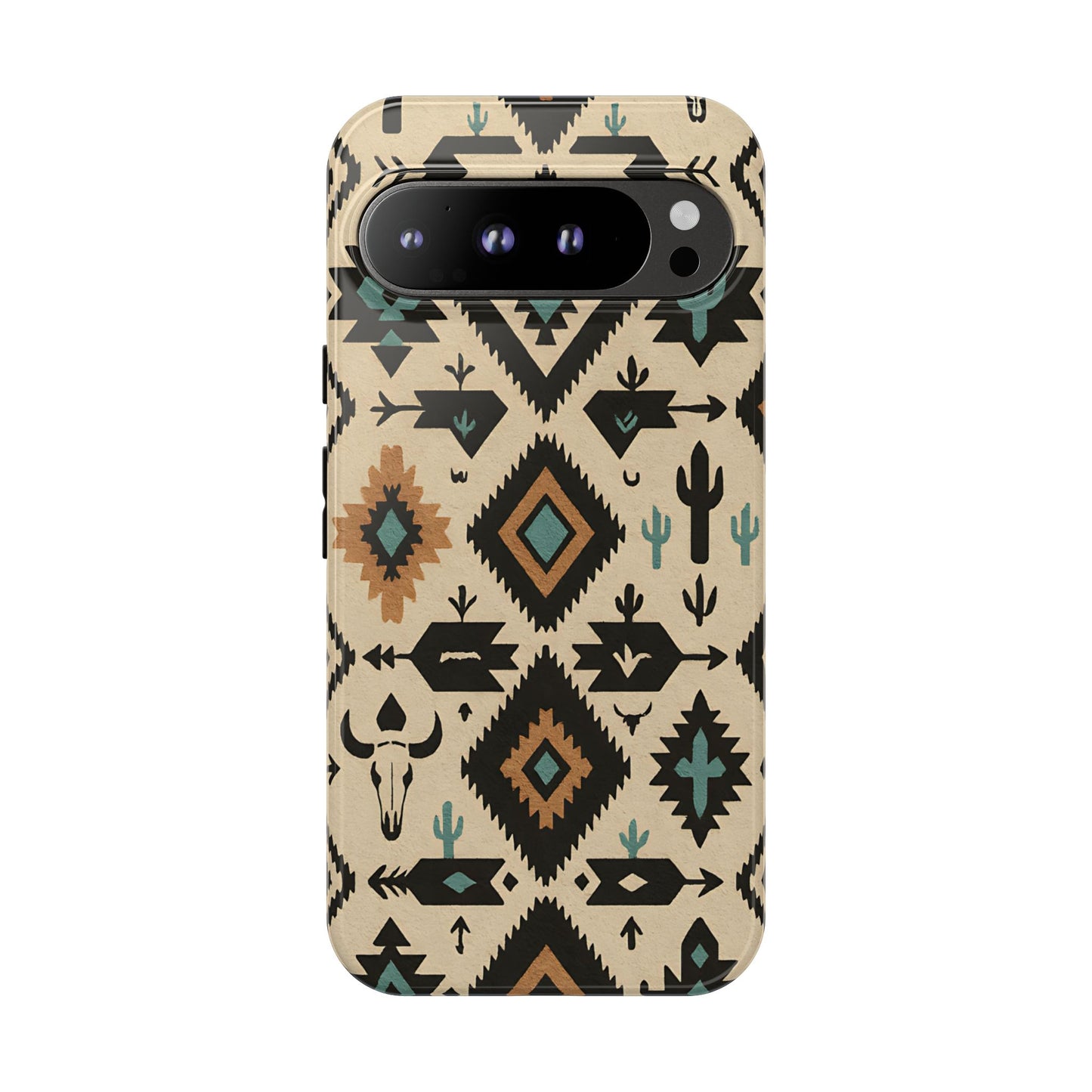 Ivory Western Aztec Tough Phone Case