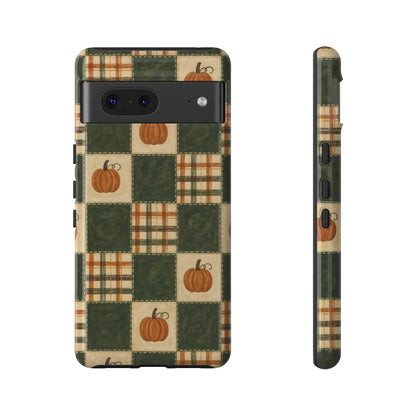 Pumpkin Check Quilt Tough Case