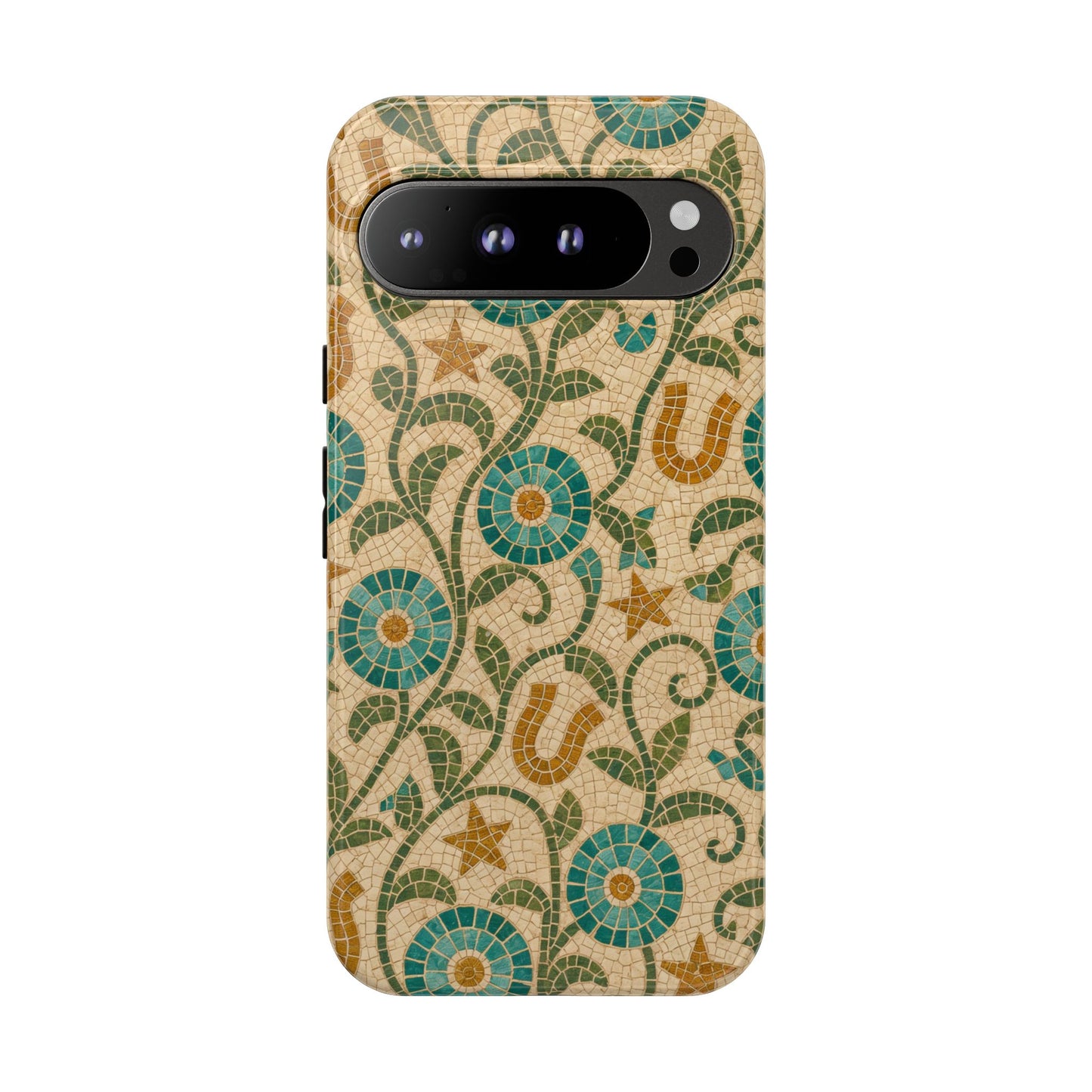 Turquoise Horseshoe Mosaic Tough Case