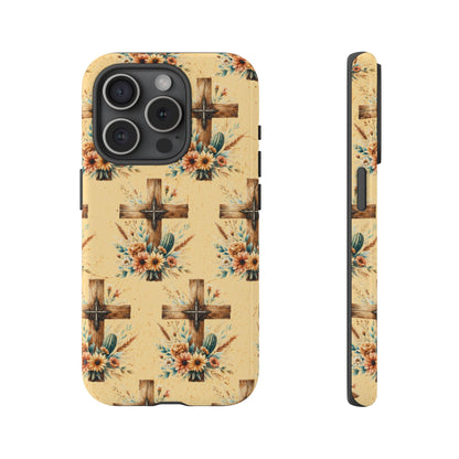 Floral Crosses Tough Case