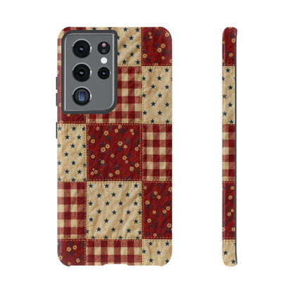 Gingham Stars Tough Case
