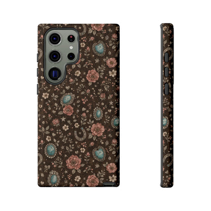 Turquoise Roses Tough Case